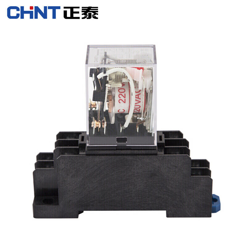 Chint (CHNT) JZX-22F-D-2Z-CA-AC380V--CZY08A-02 small intermediate relay 8 feet (relay + base)