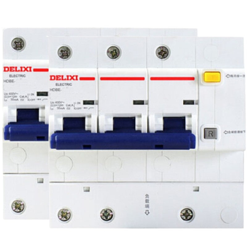 DELIXI Electric HDBE-63LE 3P Earth Leakage Circuit Breaker 50A