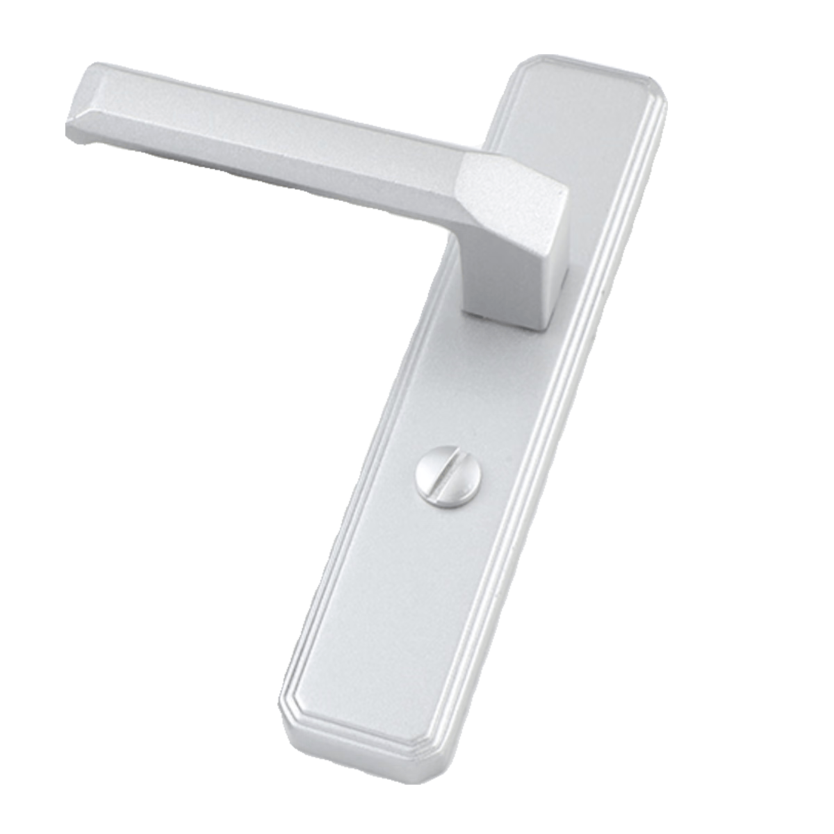 Du'ao bathroom door lock, aluminum alloy door lock, toilet/bathroom door handle, household keyless door lock, 110mm hole spacing