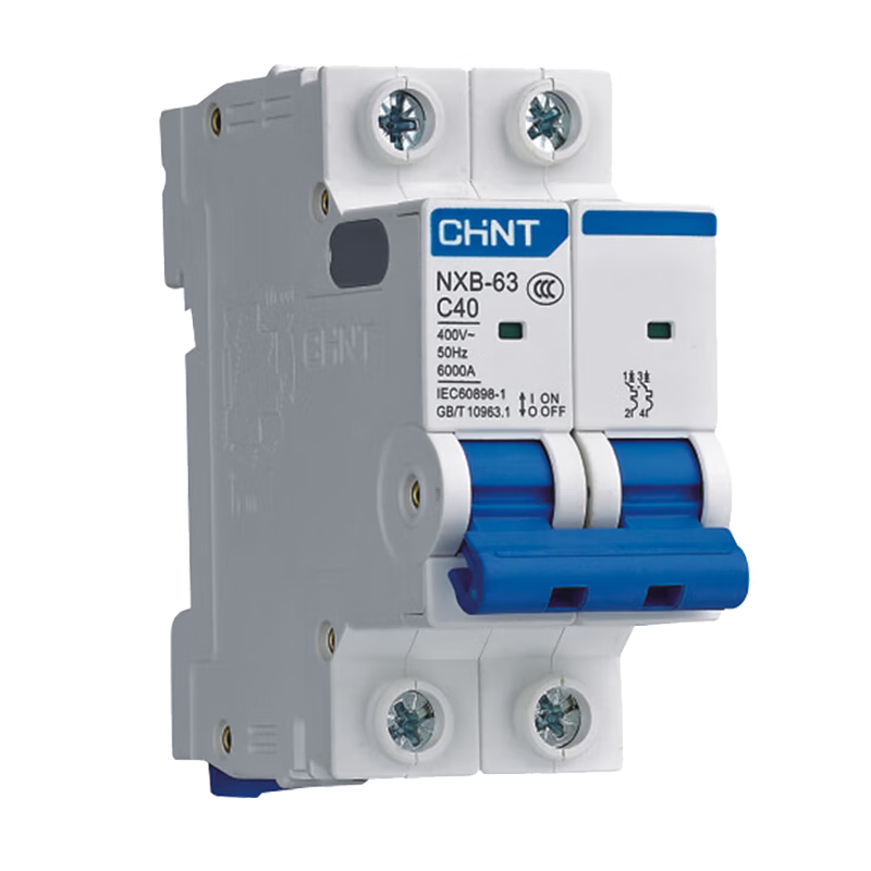 Chint (CHNT) overload air switch NXB-63-2P-C40 small circuit breaker 40A
