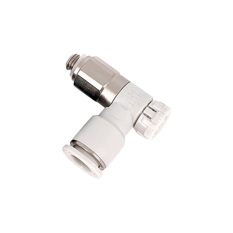 AirTac Push Lock Speed-Regulating Valve, PTL401B-MS