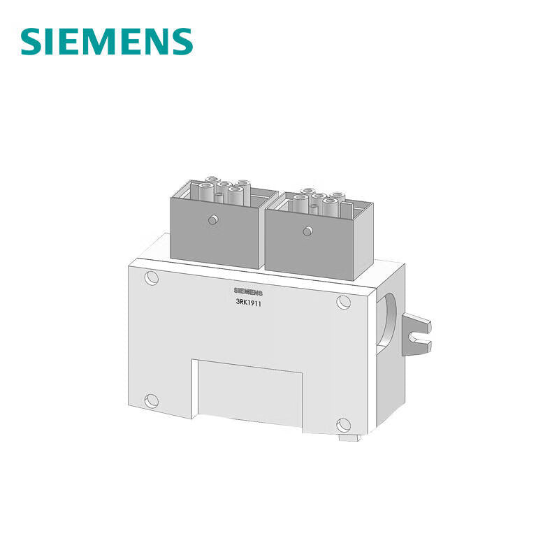 Siemens ECOFAST power TT clamp connector for 6mm2 branch line 2xQ4/2 socket; 3RK19112BG02