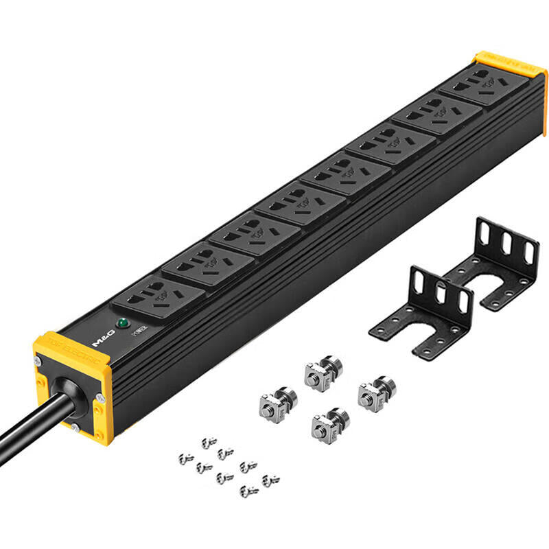 Breakthrough (M&G) PDU cabinet socket power strip plug strip power strip high power plug strip 16A input 3 meter line; 07TG130102