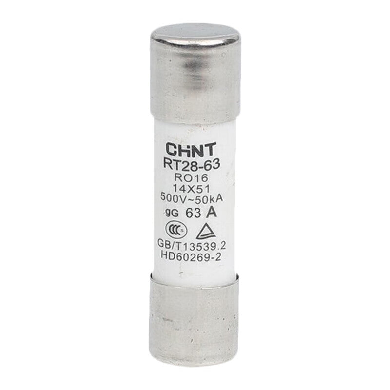 Chint cylindrical cap fuse RT28-63 (RO16) 63A 10 pieces/box
