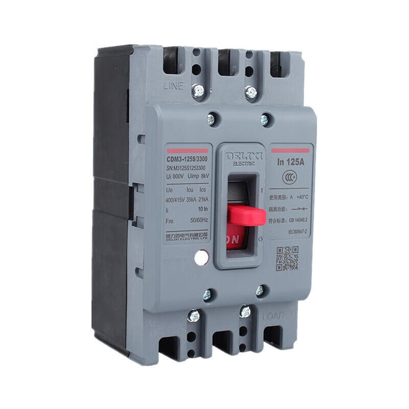 Delixi CDM3-125S/3340 63A Molded Case Circuit Breaker AC230V