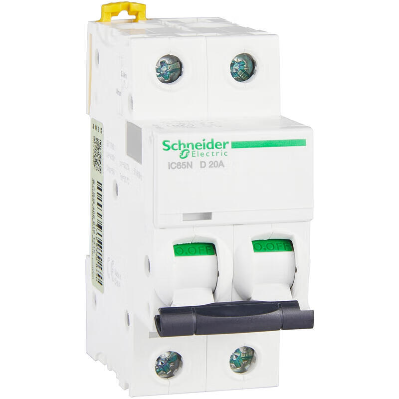 Schneider Electric iC65N 2P D20A Miniature Circuit Breaker