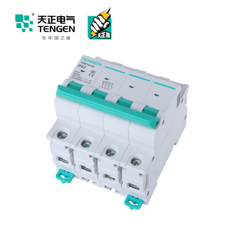 Tianzheng Electric Air Switch TGB1N 4P D 6A 6KA 335012800801 Miniature Circuit Breaker