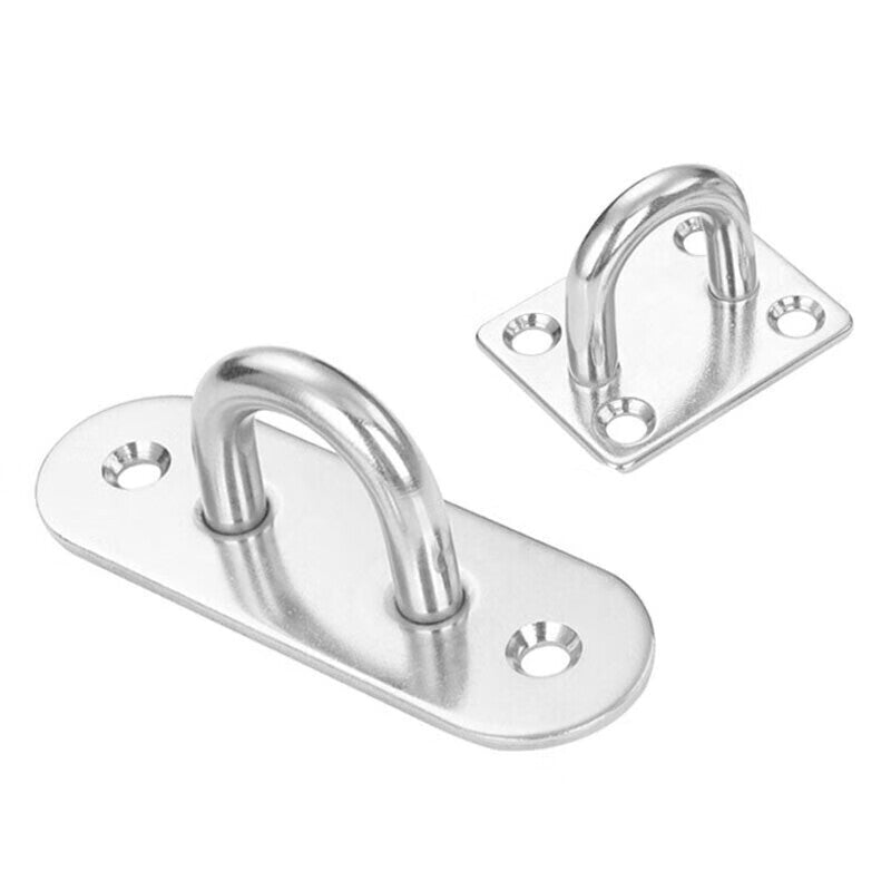 Masford 304 Stainless Steel Hooks, U-shaped Fixed Hooks, Rope Pulling Rings, Lifting Rings, M5 Oval
