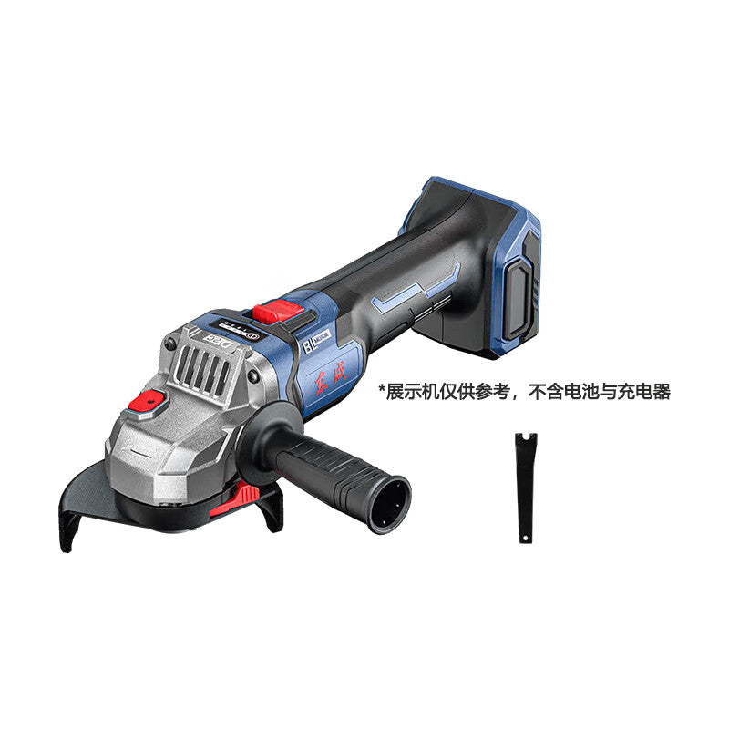 20v rechargeable brushless angle grinder, fine handle, bare metal
