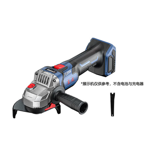 20v rechargeable brushless angle grinder, fine handle, bare metal