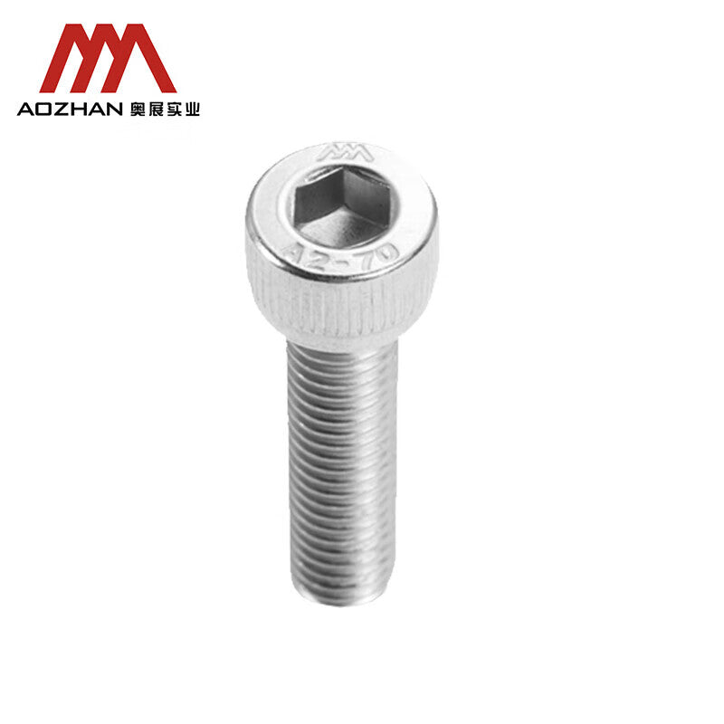 AOZHAN Fasteners DIN912 German Standard 304 Stainless Steel Socket Head Screws M8*45 (20 pieces/bag)