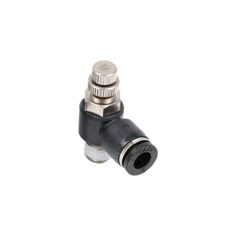 AirTAC L-Type Throttle Valve [M5 Thread, 4mm Pipe], Exhaust Throttle – PSL4M5AD
