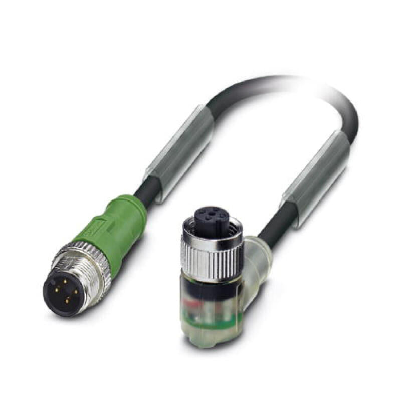 Phoenix sensor/actuator cable; SAC-4P-M12MS/0,3-PUR/M12FR-3L
