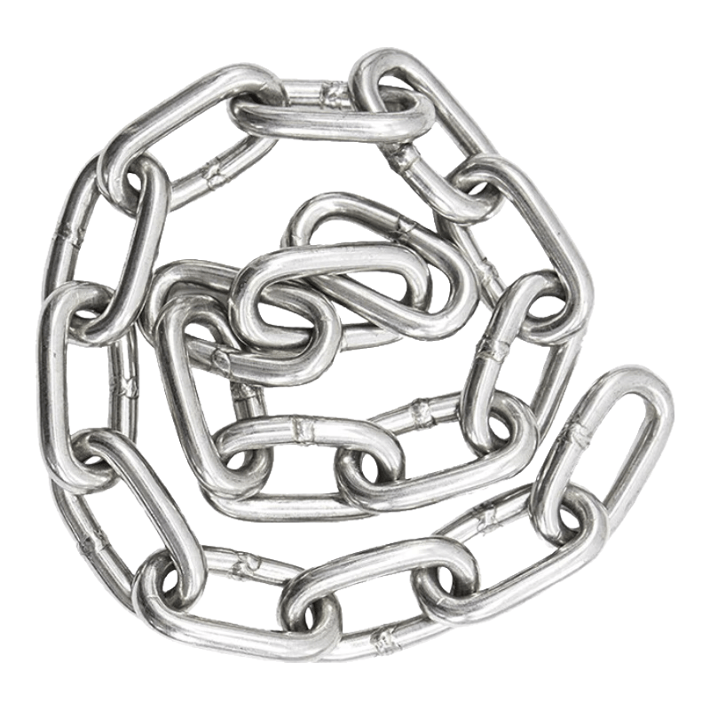 Hester 304 Stainless Steel Chain, Iron Chain, Lifting Chain, Guardrail Chain, Chandelier Thick Iron Chain, Swing Chain, 3mm Thick, 10m Long JG-1907