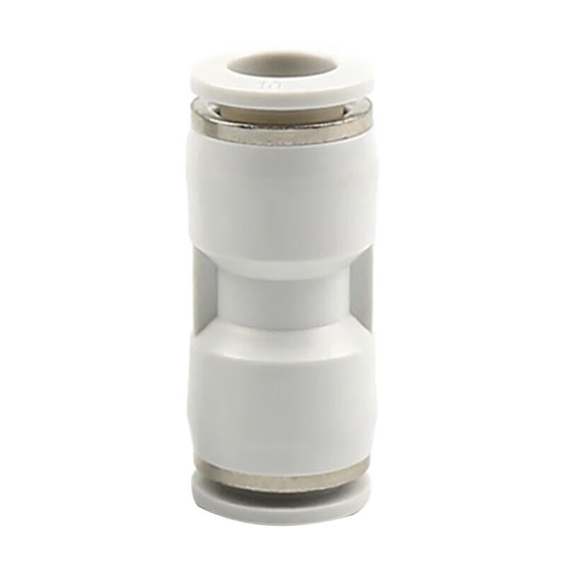 Yahai PU Quick-Connect Fitting - Straight-Through Design, White