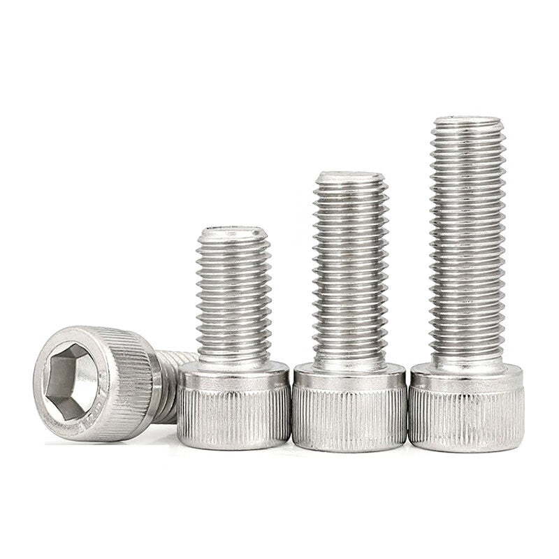 Kaihe Screws & Bolts 304 Stainless Steel Cylindrical Head Hex Socket Head Bolts DIN912 M6*25 (1 piece)