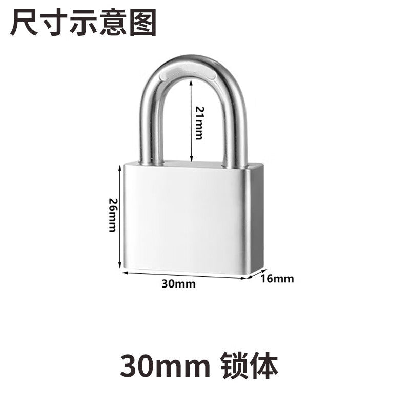 Honggong Padlock, Waterproof Door Lock Cylinder Tool Lock, Home, School, Shop Door Lock, Small Anti-theft Window Lock, Small Padlock 30mm