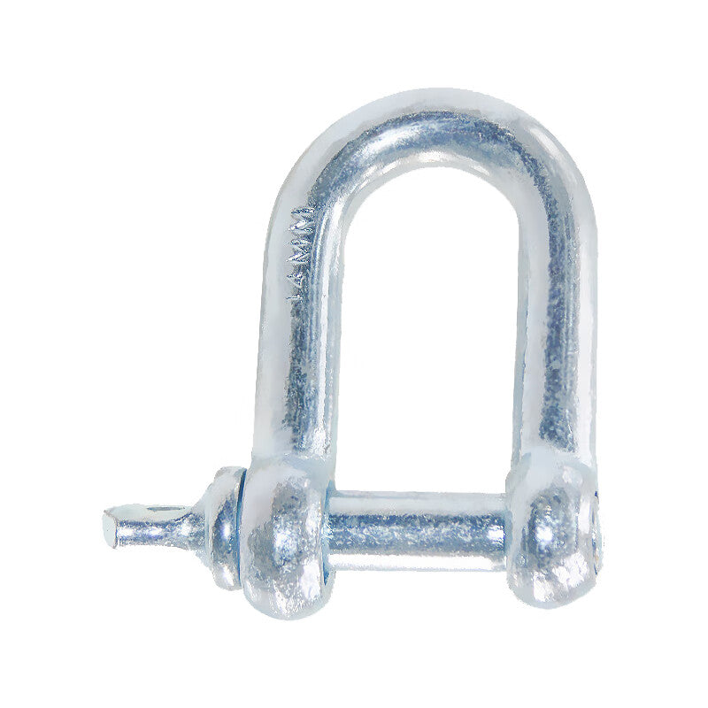 Juwei Shackles, Galvanized National Standard U-Shackle Straight Shackle Lifting Accessories JG-0374 M28 [3-Ton Load Capacity]