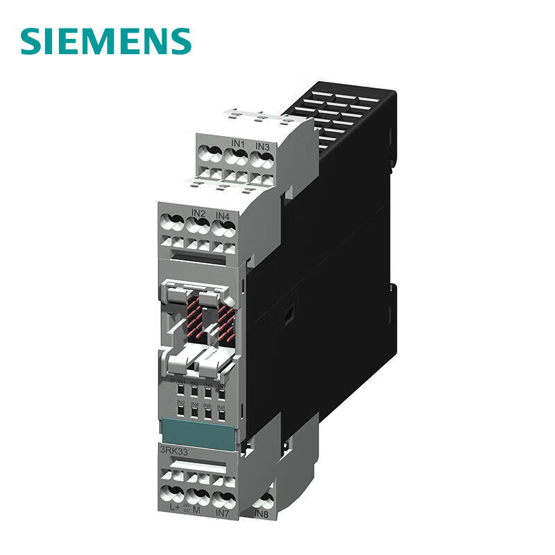 Siemens expansion module for modular safety system 3RK38DI, 24VDC, 22.5mm structural width cage card type terminal without connecting cable; 3RK33212AA10