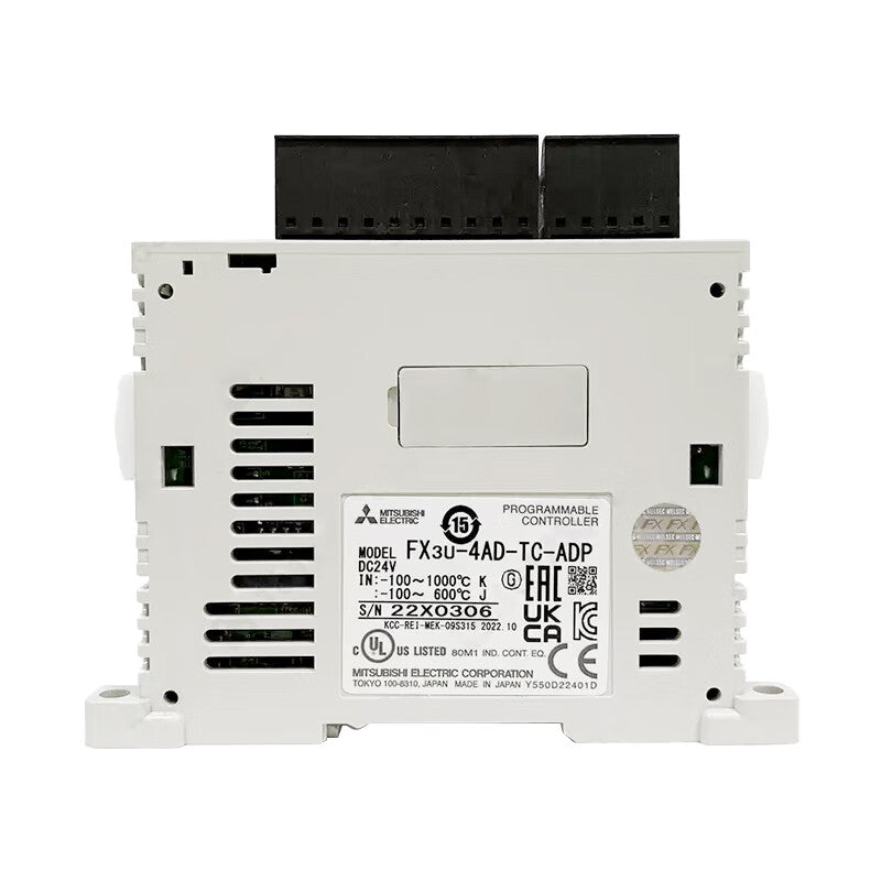 Mitsubishi Electric 4-channel temperature special adapter; FX3U-4AD-TC-ADP