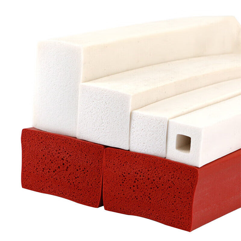 Winstan WSX166 High Temperature Resistant Sealing Strip, Silicone Foam Strip, Sponge Rubber Silicone Sealing Strip, 30mm*40mm (1 meter)