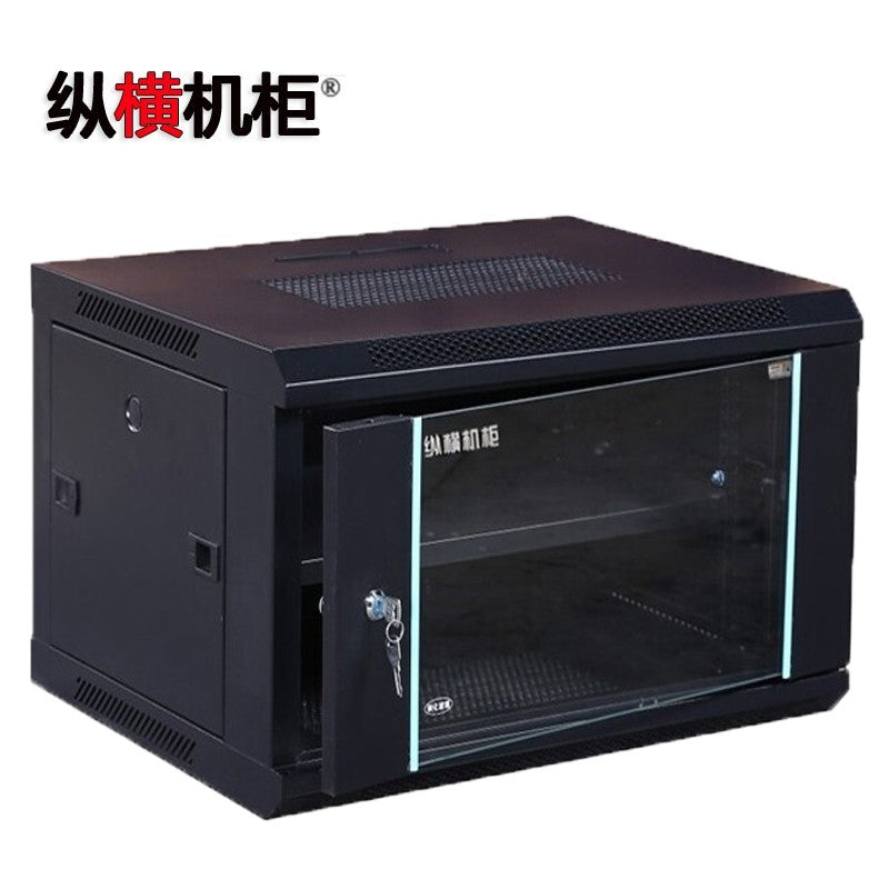 Z1 6509 9U Network Wall-Mounted Cabinet with Tempered Glass Door
