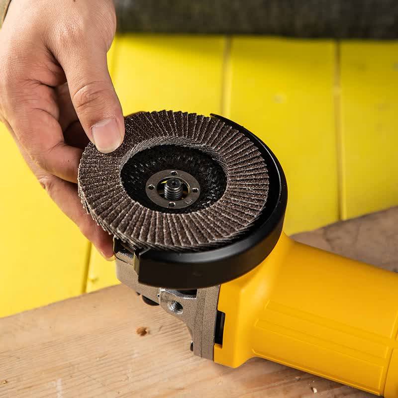 Deli (deli) louvered polishing grinding wheel, stainless steel angle grinder disc, woodworking, 100*16*72mm
