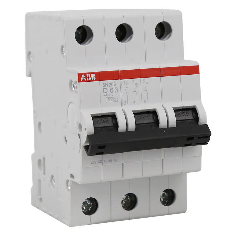 ABB SH200 Series SH203-D63 Miniature Circuit Breaker 63A