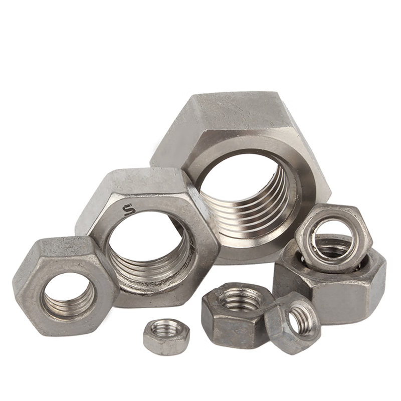 GUWANJI Hex Nuts TA2 Titanium Hex Nuts Titanium Alloy Nuts M8 [20 pieces]