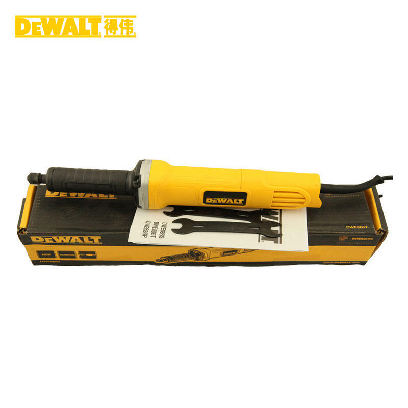 Dewalt 6mm 400W grinder, straight grinder, rear switch