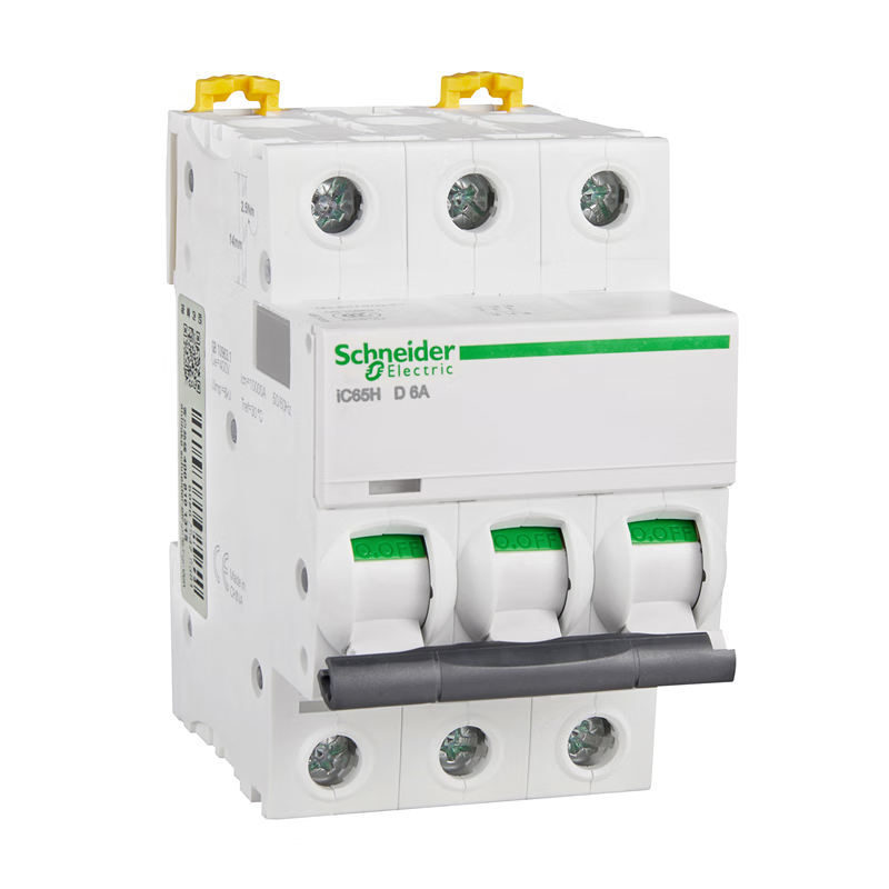 Schneider Electric iC65H 3P D6A Miniature Circuit Breaker