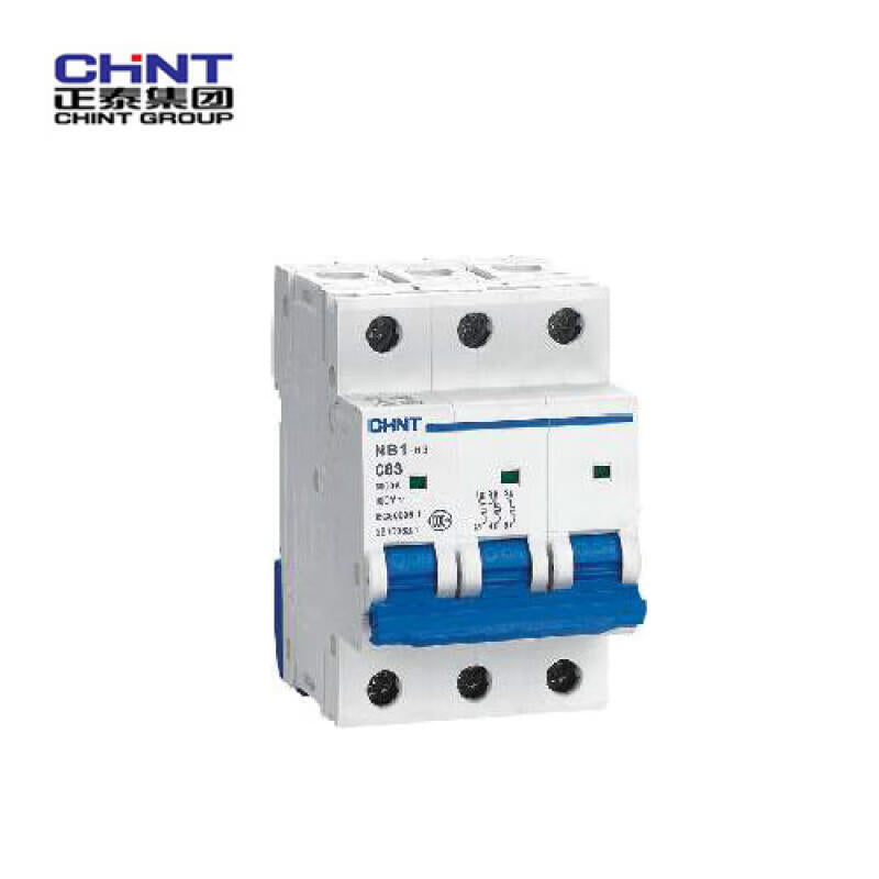 Миниатюрный автоматический выключатель Chint; NB1-63H 3P C20 10kA (R) Shuanghui