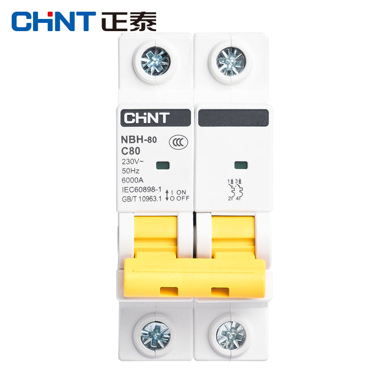 Chint CHNT Air Switch Circuit Breaker NBH-80 2P C80