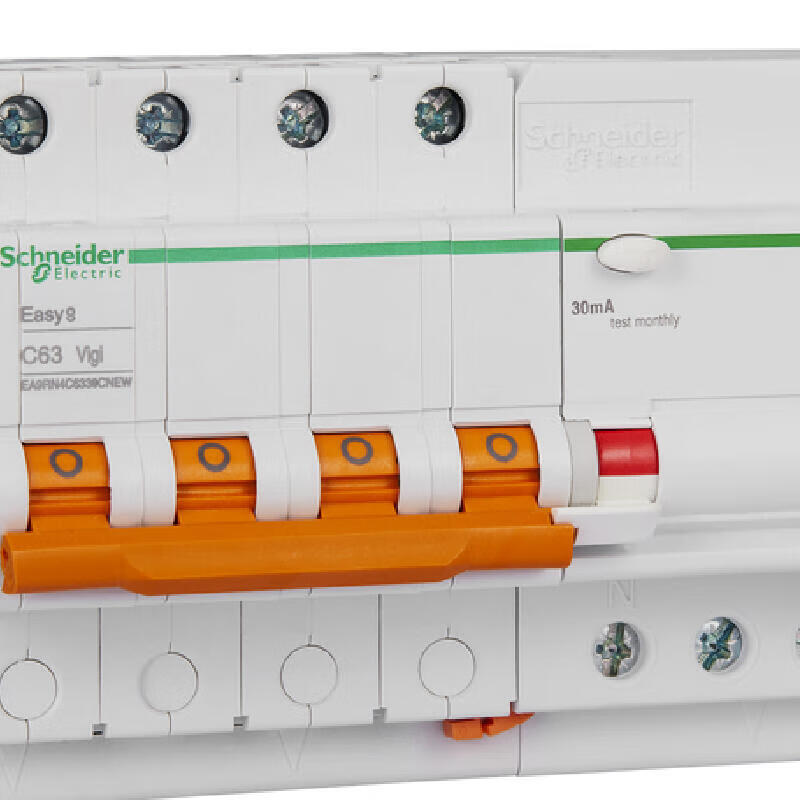 Schneider Electric EA9RN4C2530CA 4P Leakage Protection Circuit Breaker