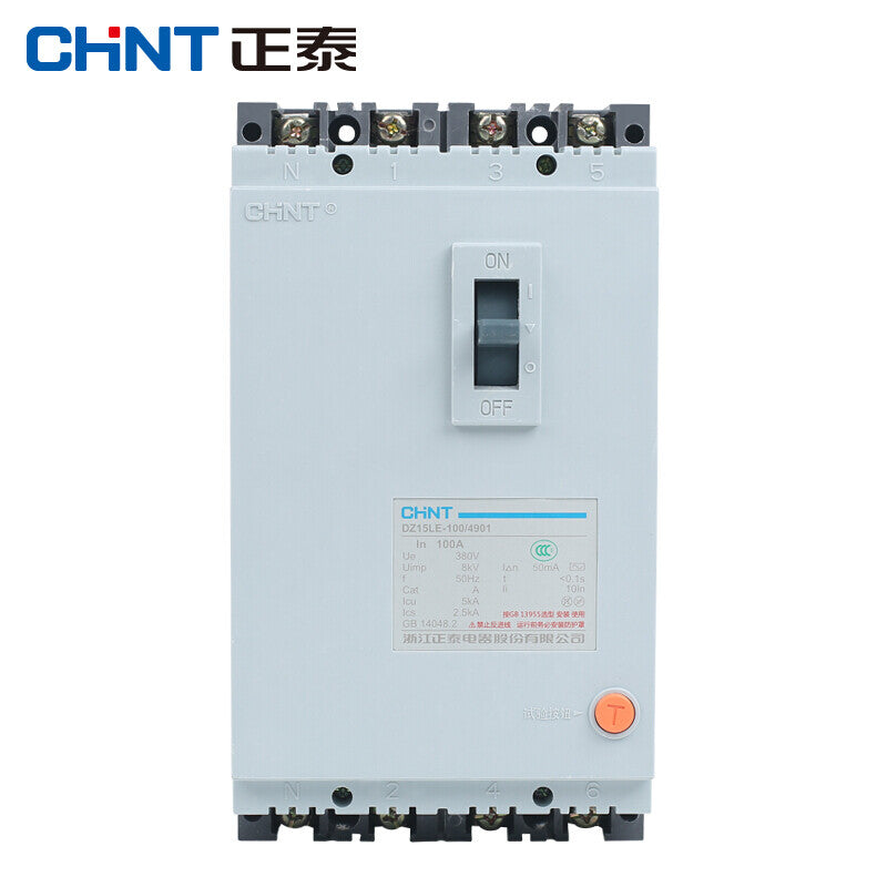 Chint DZ15LE-100/4901-63A Plastic Case Circuit Breaker