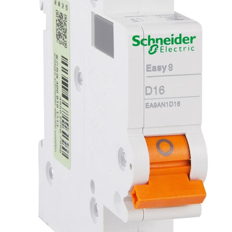 Schneider Electric miniature circuit breaker, EA9AN 1P D16A; EA9AN1D16