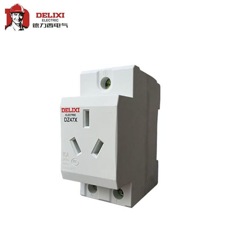 Delixi Electric modular socket; DZ47X single-phase two-pole with grounding 16A