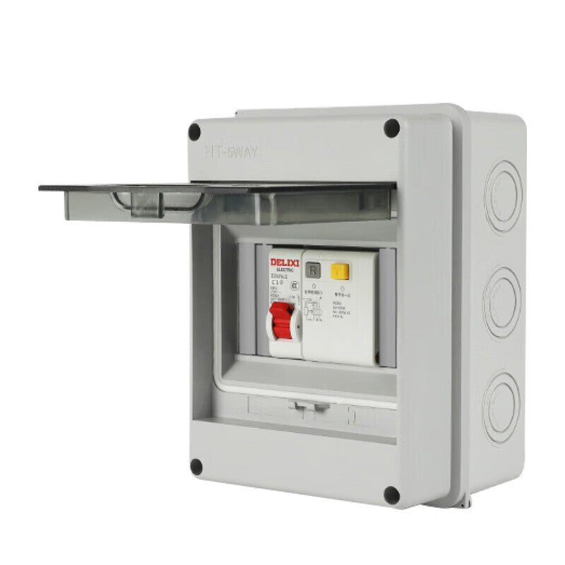 Delixi 1PN-32A Circuit Breaker with 5-Position Waterproof Box