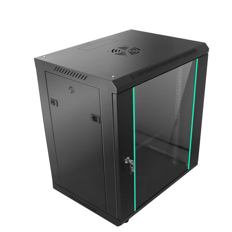 Tuteng W6512U Router Switch Optical Modem Cabinet - Black