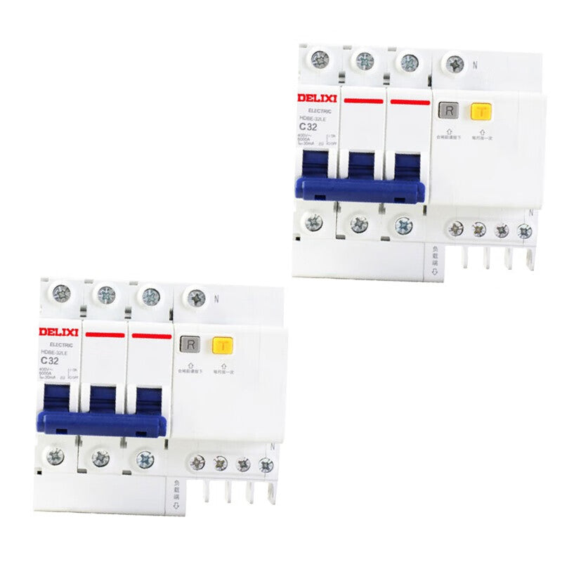 Delixi HDBE-32LE 3P+NC Leakage Protector 32A 100mA