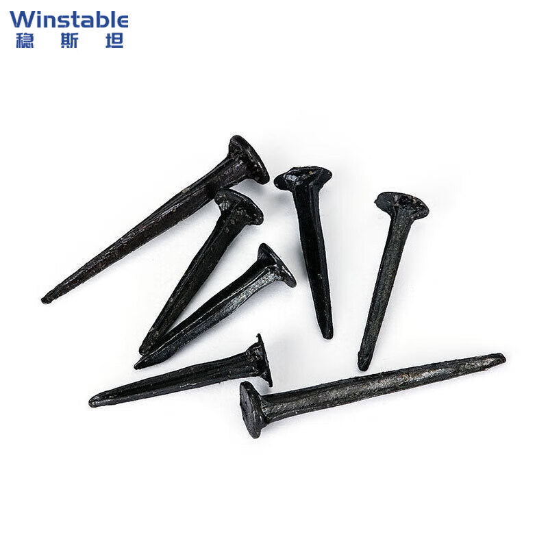 Winstein WSX218 Black Shoe Nails, Square Small Iron Nails, Shoe Repair Nails, 16mm (per kilogram), approximately 3500 pieces