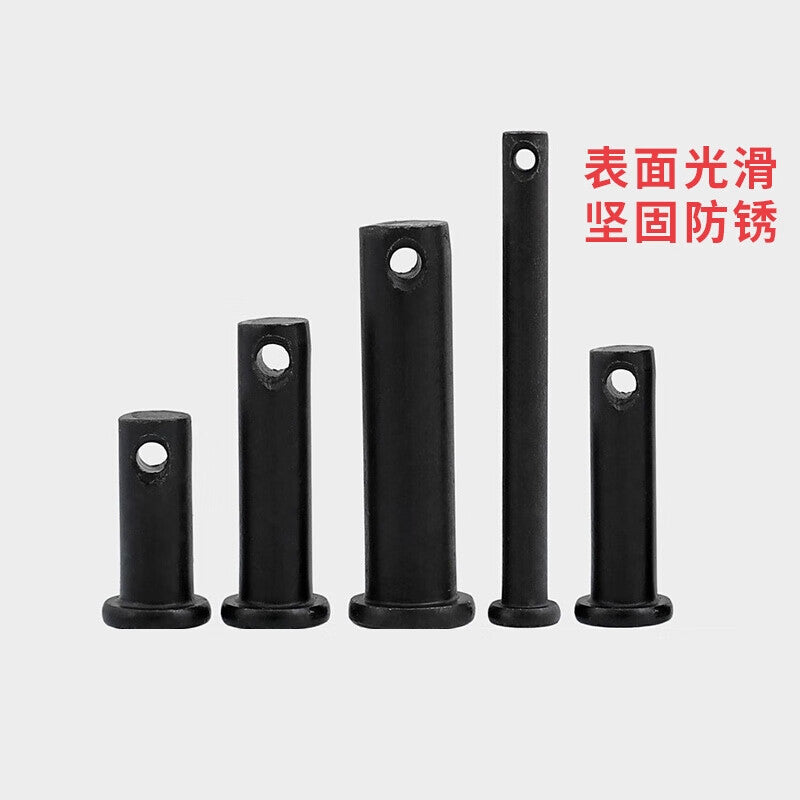 Beihaoting Industrial 8.8 grade pin with hole, flat head pin, GB882 high strength pin, through pin, positioning screw M20*160 [5 pieces]