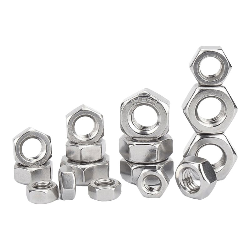Bingyu 304 Stainless Steel External Hex Nut DIN934 M4 (500 pieces) BYH-61