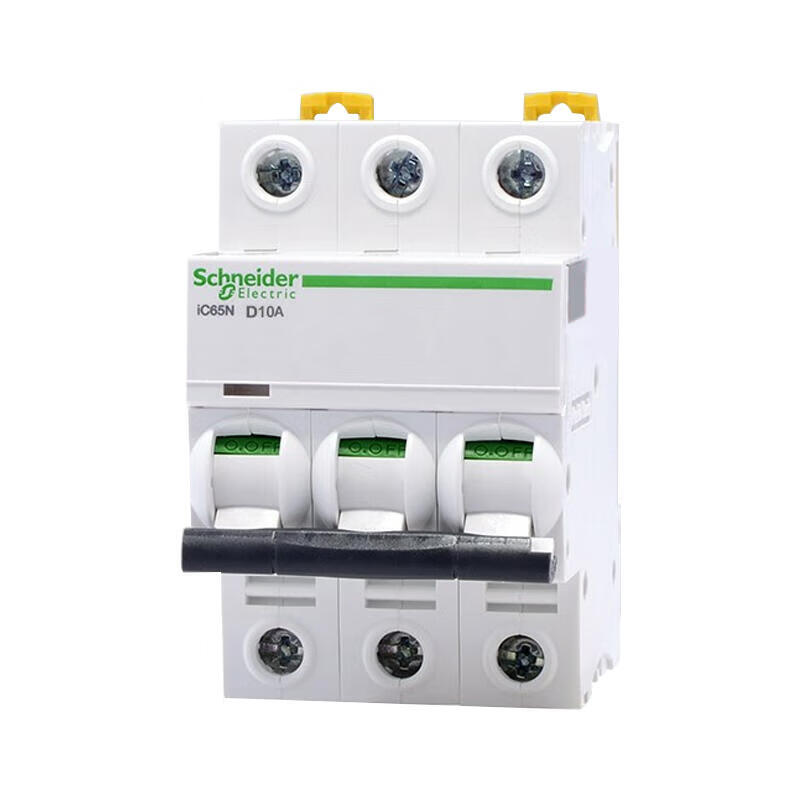 Schneider Electric iC65N 3P D10A Miniature Circuit Breaker