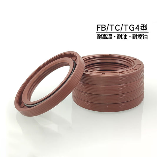 Mountain Top Pine Skeleton Oil Seal, Sealing Ring TC/TG Fluororubber, Wear-resistant, Pressure-resistant, High-temperature Resistant, Inner Diameter 50mm, Fluororubber 50*70*12mm