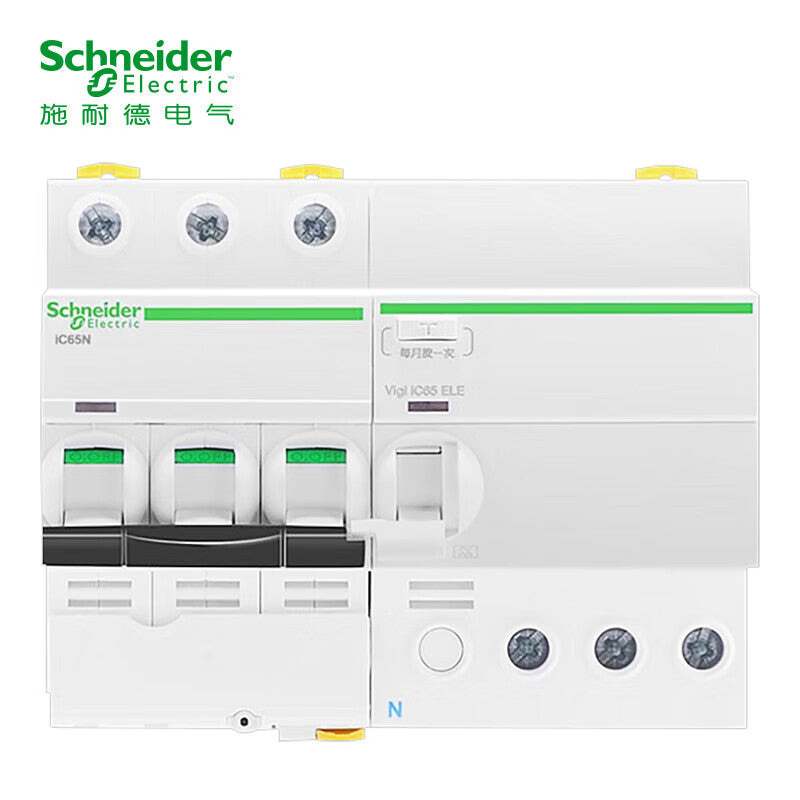 Schneider A9 Series 63A Leakage Protection Air Switch - 3P C Type