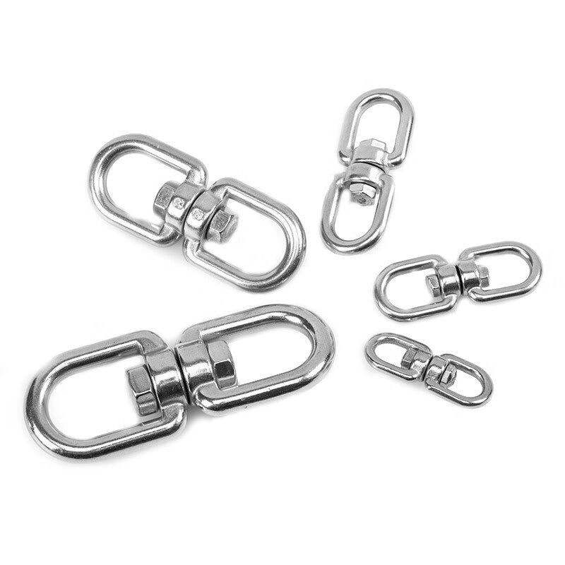 Deyu Crafts 304 Stainless Steel Rotary Ring, Universal Ring, Figure-8 Ring, Chain Link - One Price M8