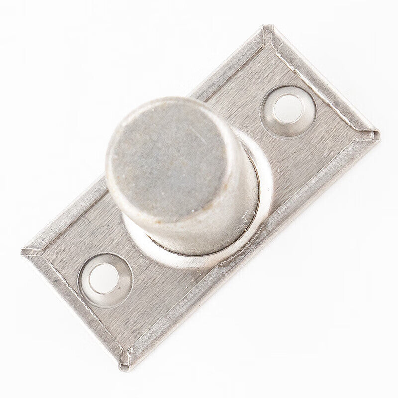 Winstan WSX183 Adjustable door catch with concealed spring for wooden doors and KTV room doors. Includes screws. Made of brushed steel.