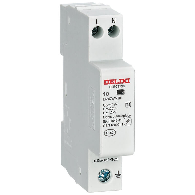 Delixi Electric DZ47S-Y III Surge Protector 1P+N 320V