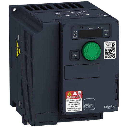 Schneider Electric three-phase inverter, compact; ATV320 1.5kW 220V three-phase compact